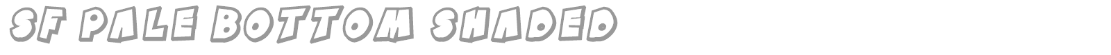SF Pale Bottom font preview